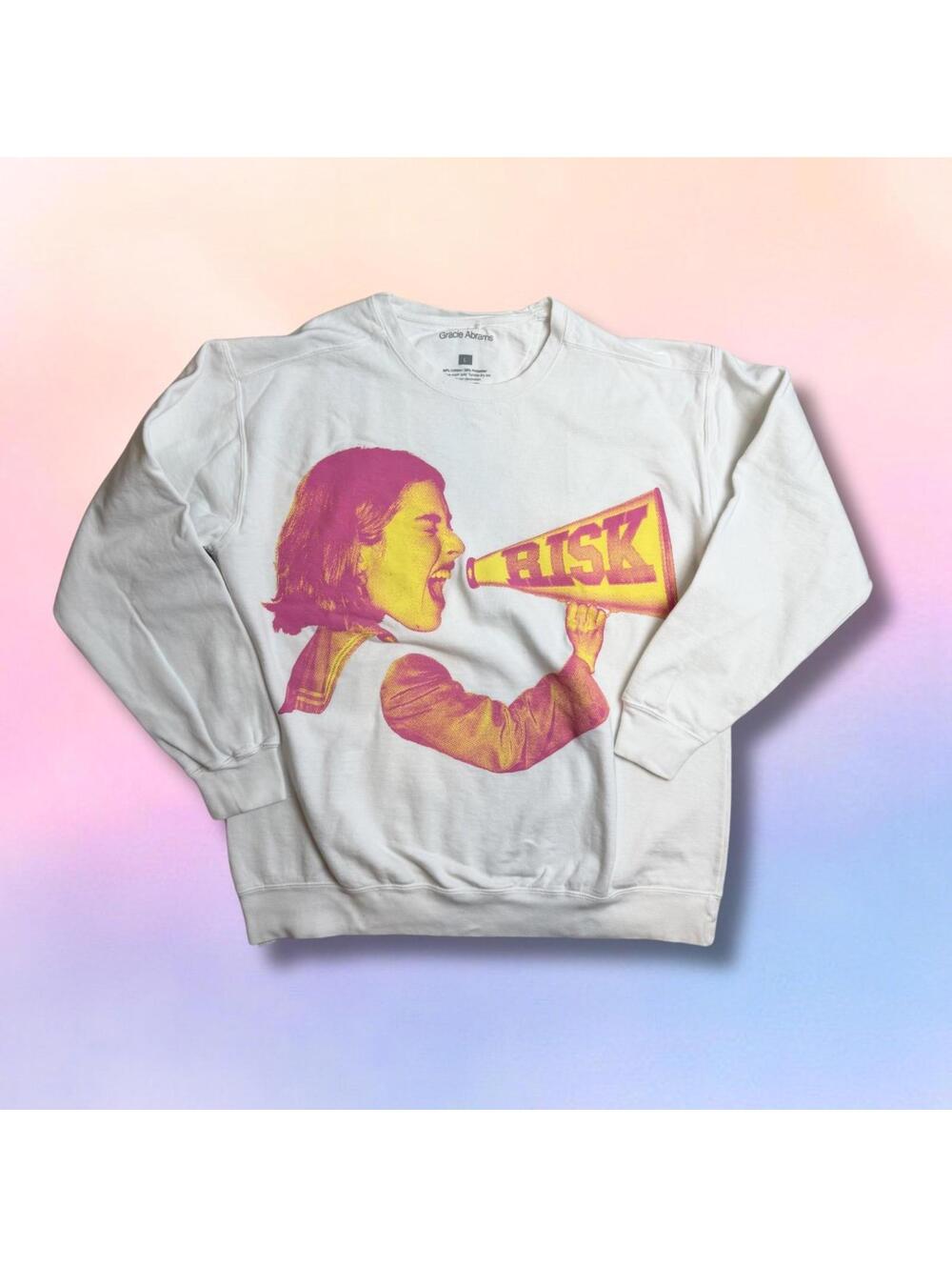 Gracie Abrams Risk Crewneck Sweatshirt Large